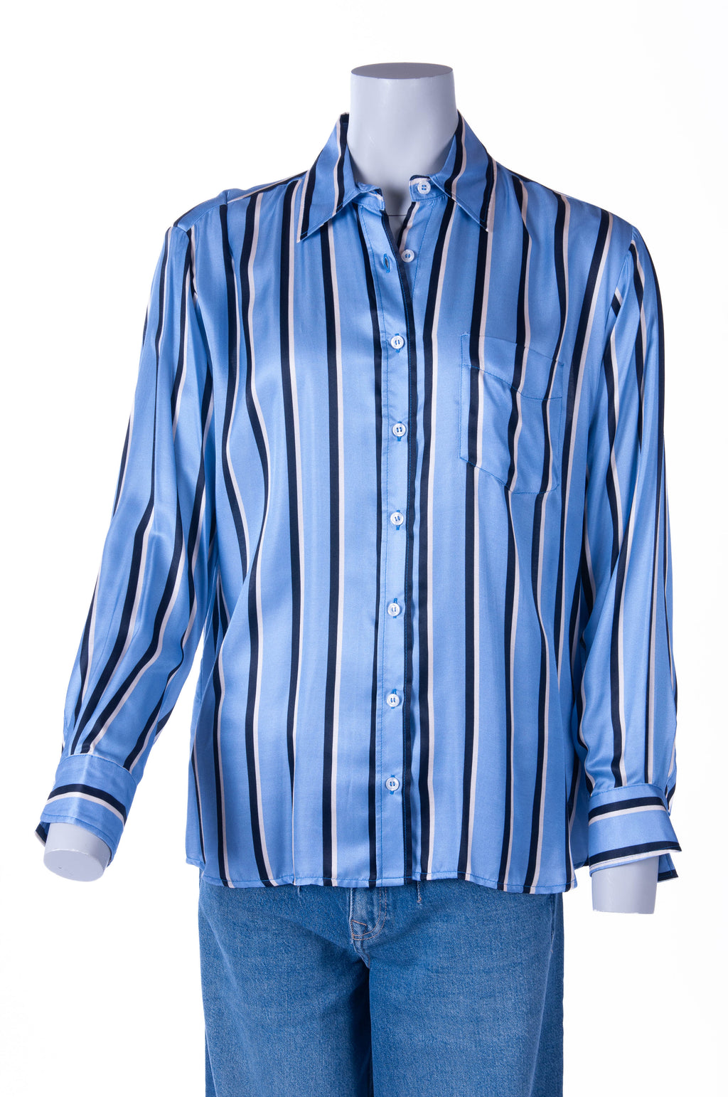 45739 - Blouse - Blauw