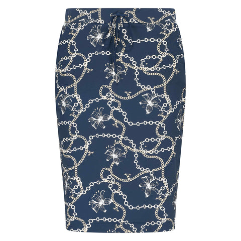 Hv Society - Skirts - Navy Aop