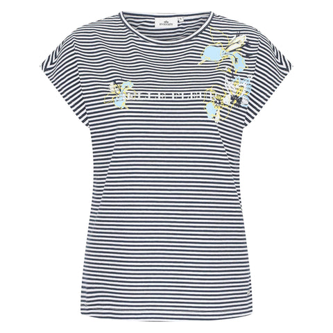 Hv Society - Tops - Navy-White