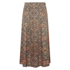HV Society rok camel met grafische print en elastische taille voor dames