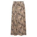 HV Society rok champagne met luipaardprint en elastische taille voor dames