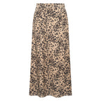 HV Society rok champagne met luipaardprint en elastische taille voor dames
