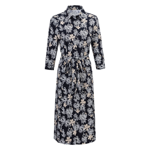 Hv Society - Dresses - Navy Flower