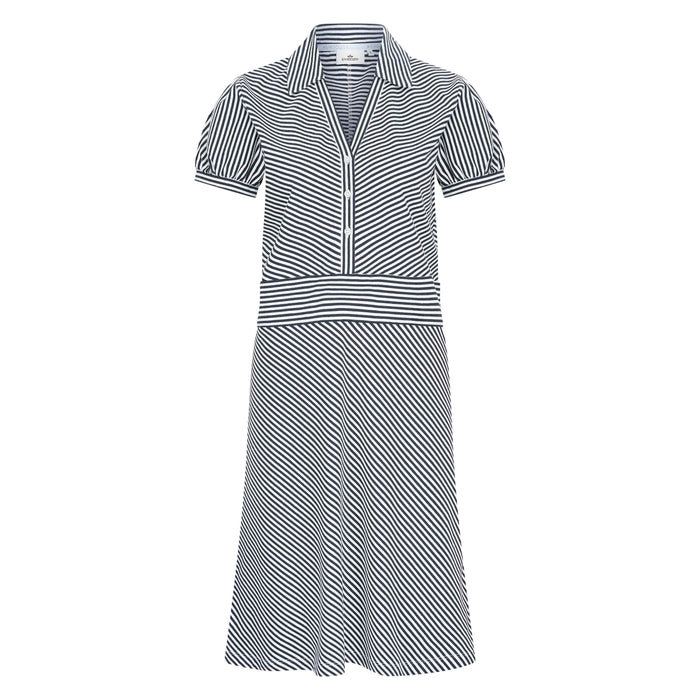 Hv Society - Dresses - Navy-White