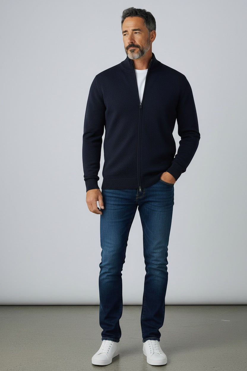 Billionaire vest donker blauw voor heren – 2