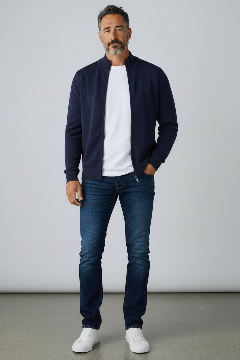 Billionaire vest blauw voor heren – 2