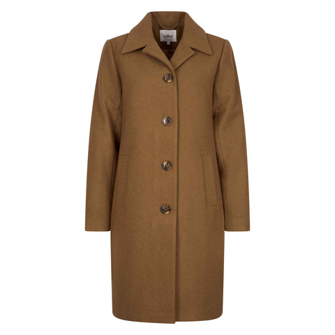 Hv Society - Woolen Coat Hvskarima - Camel