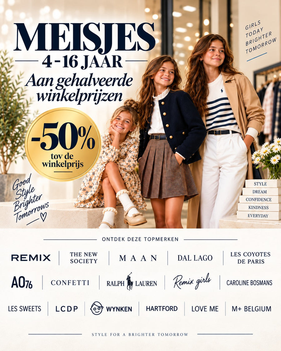 Meisjes 4-16 jaar aan gehalveerde winkelprijzen - kindermerken bij Brands Only Harelbeke
