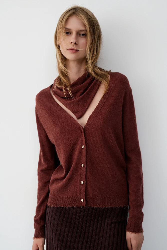 BSB gilet brun pour femme – 4