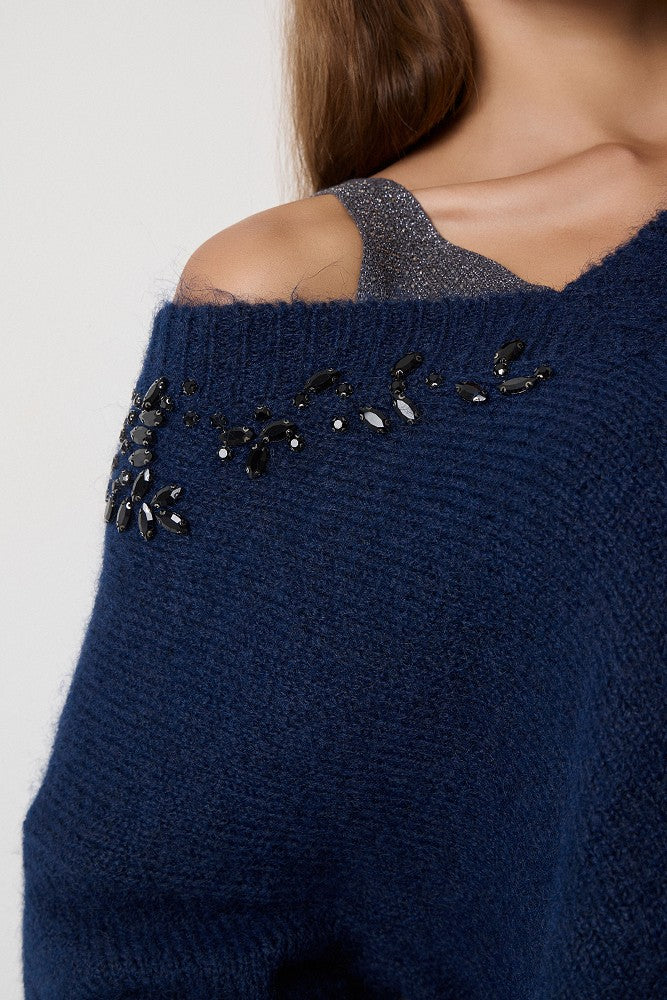 BSB pull bleu foncé pour femme – 6