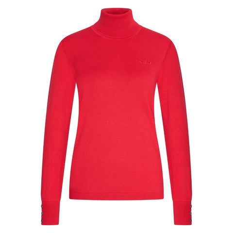 Hv Society - Knitted Rollneck Hvsbelinda - Red