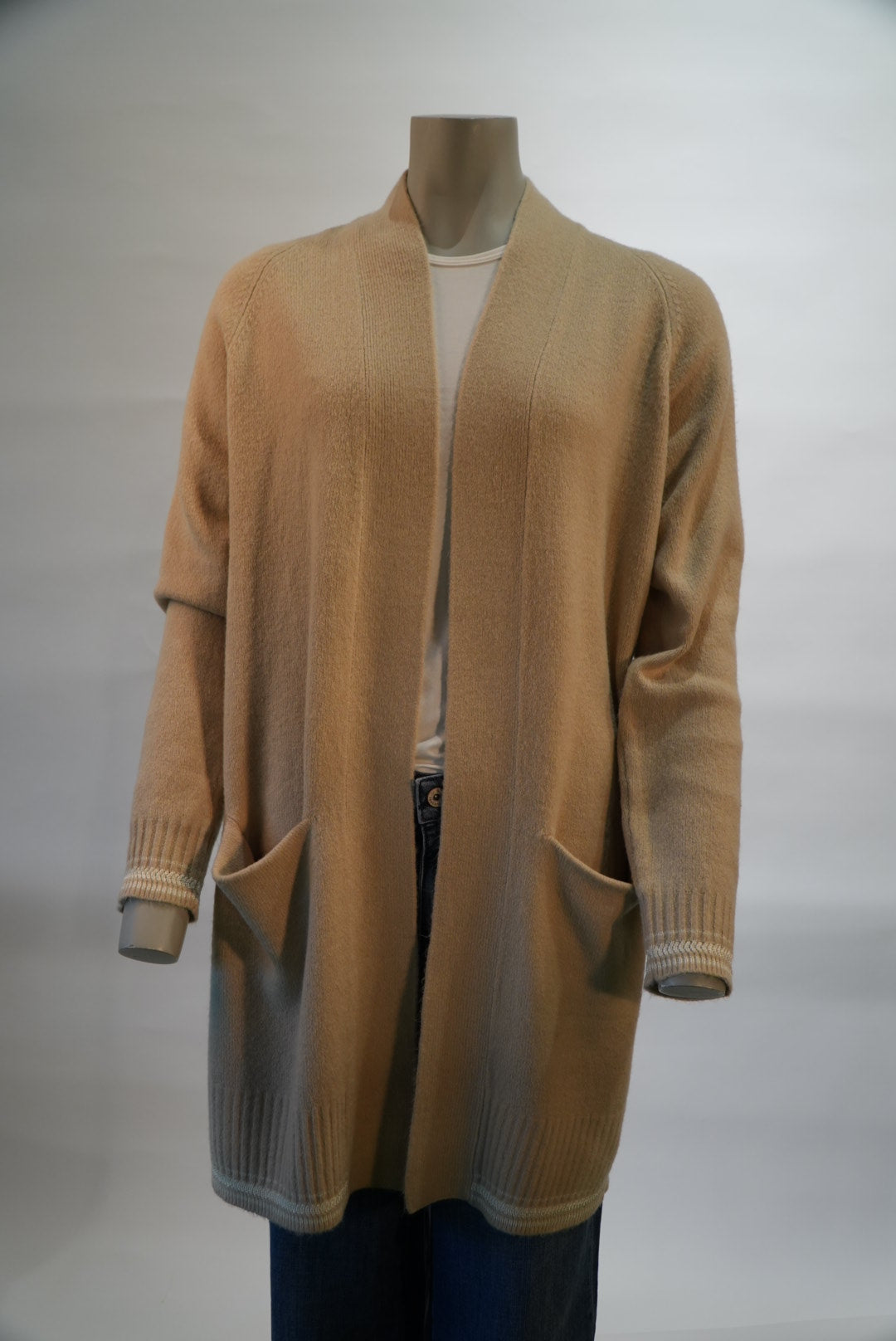 Marc Aurel cardigan beige voor dames – 3