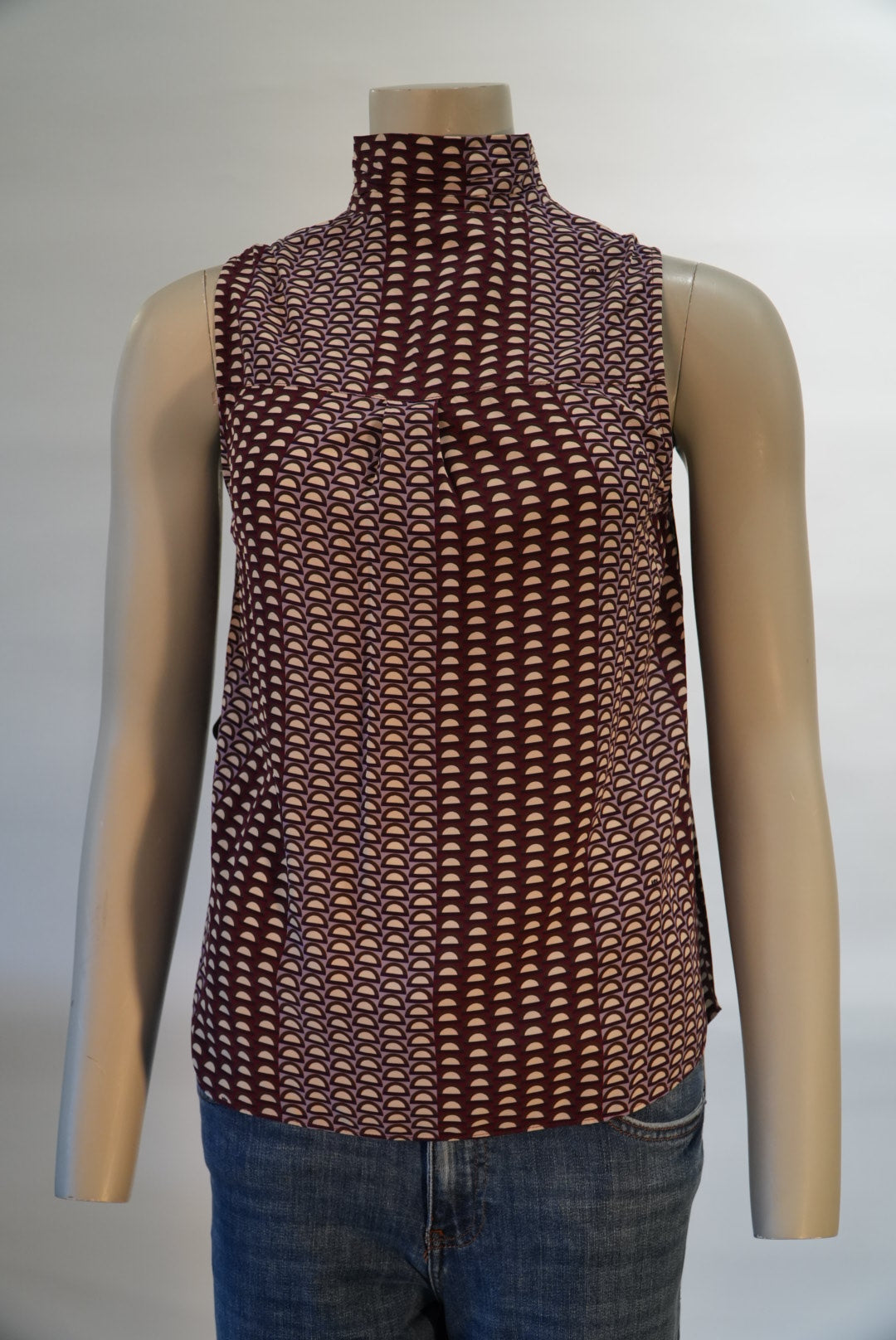 Nenette top bordeaux pour dames – 3
