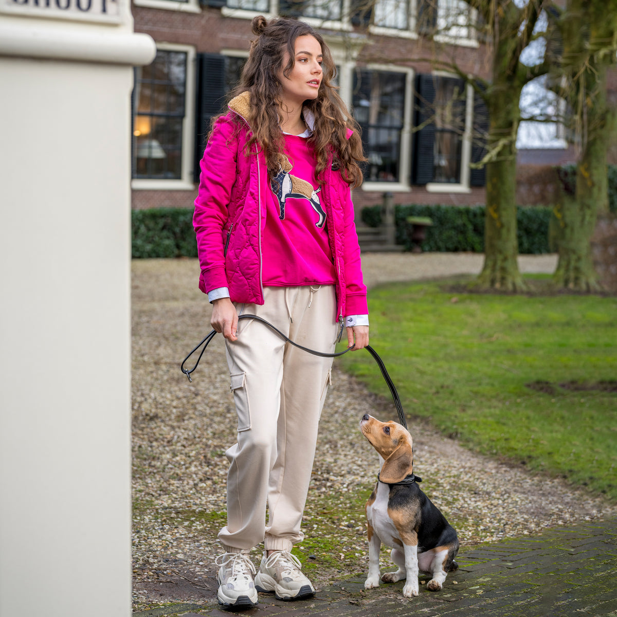 HV Society broek ecru voor dames – 3