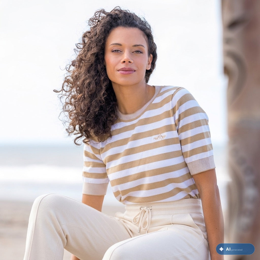 HV Society broek ecru voor dames – 3