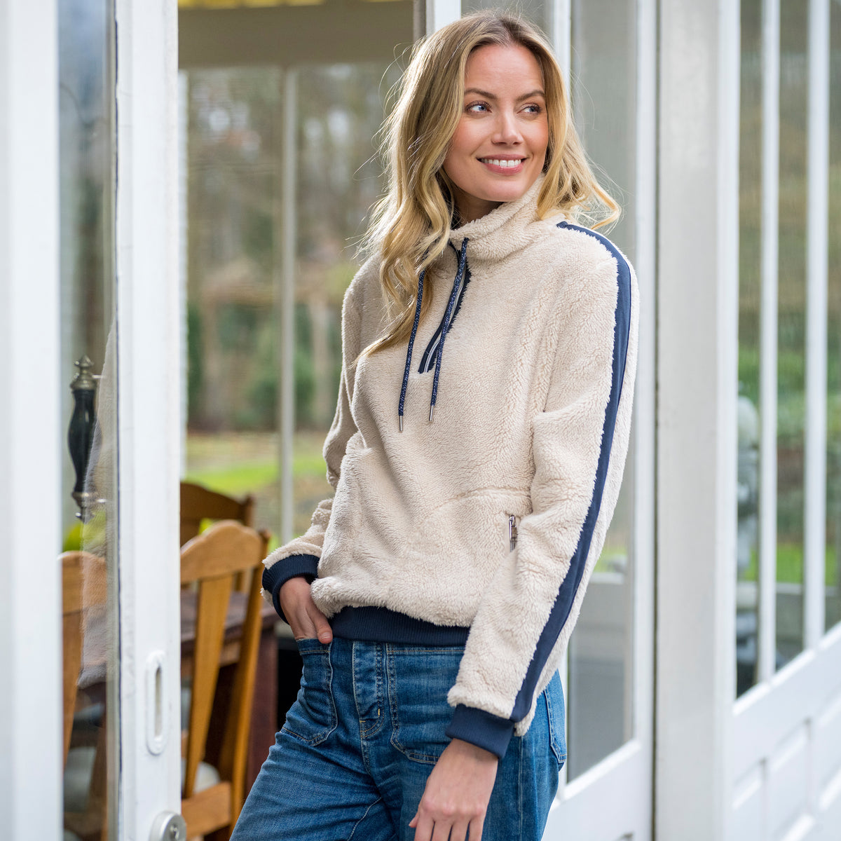 HV Society trui ecru voor dames – 2