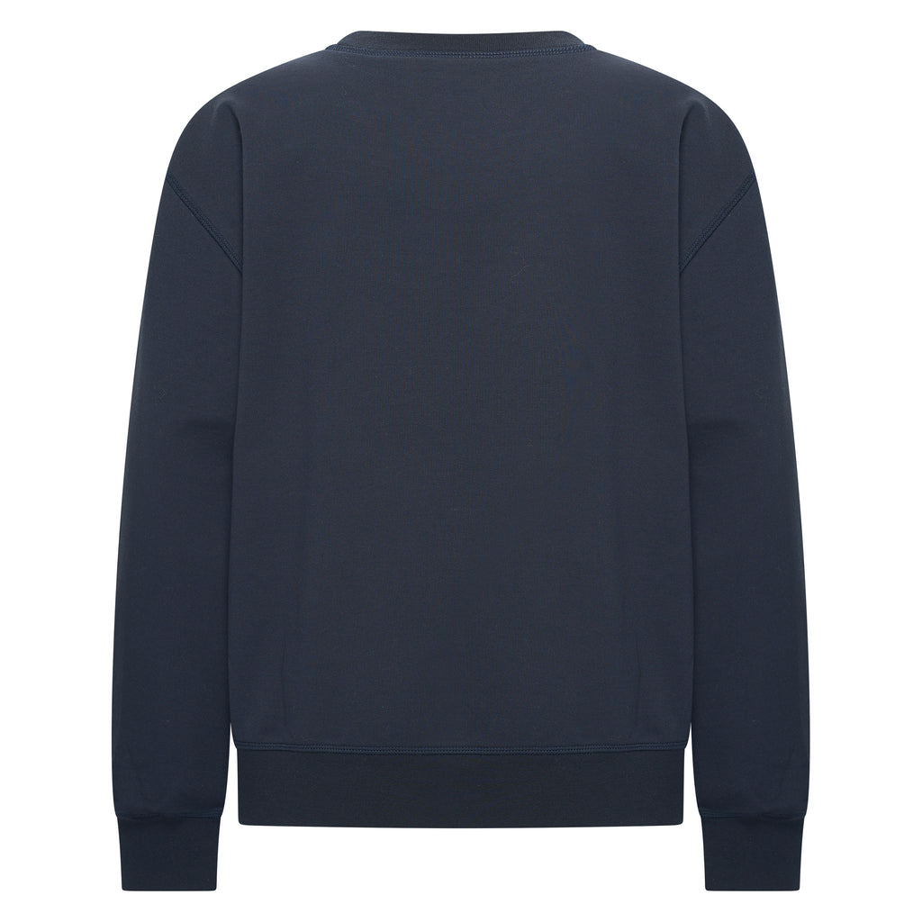 HV Society trui donkerblauw met wapenprint Excellence Sports voor dames