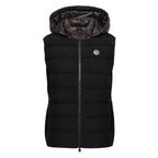 HV Society bodywarmer zwart met capuchon en gewatteerde voorkant voor dames