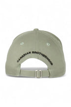 Dsquared2 pet groen met geborduurd logo en distressed klep unisex