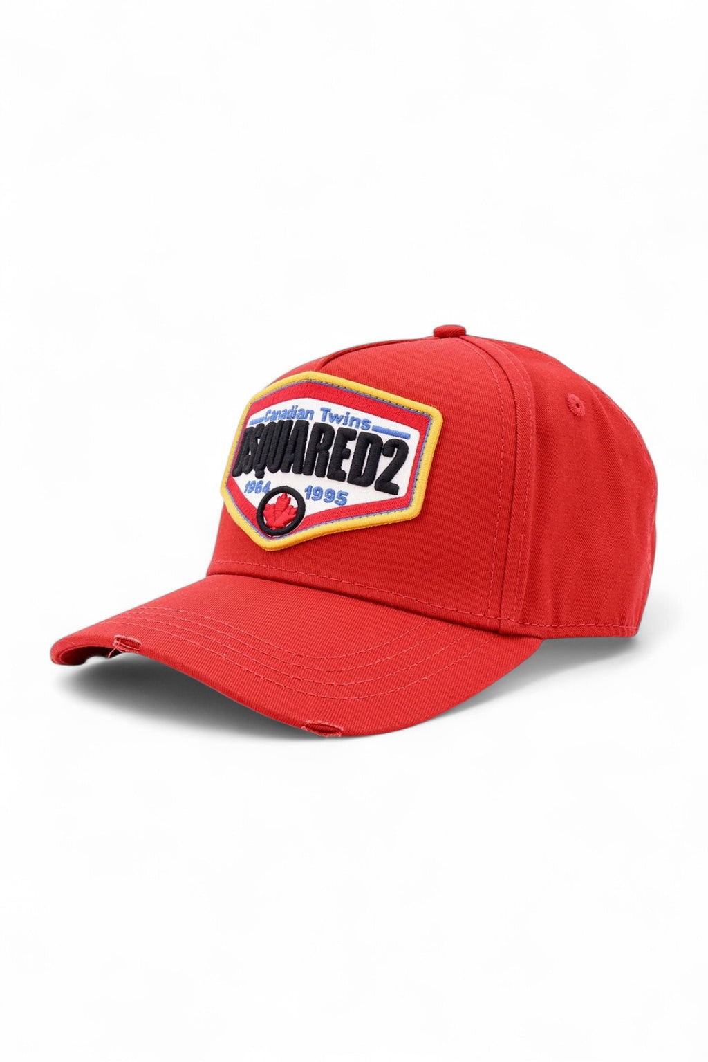 Dsquared2 pet rood met Canadian Twins-patch unisex