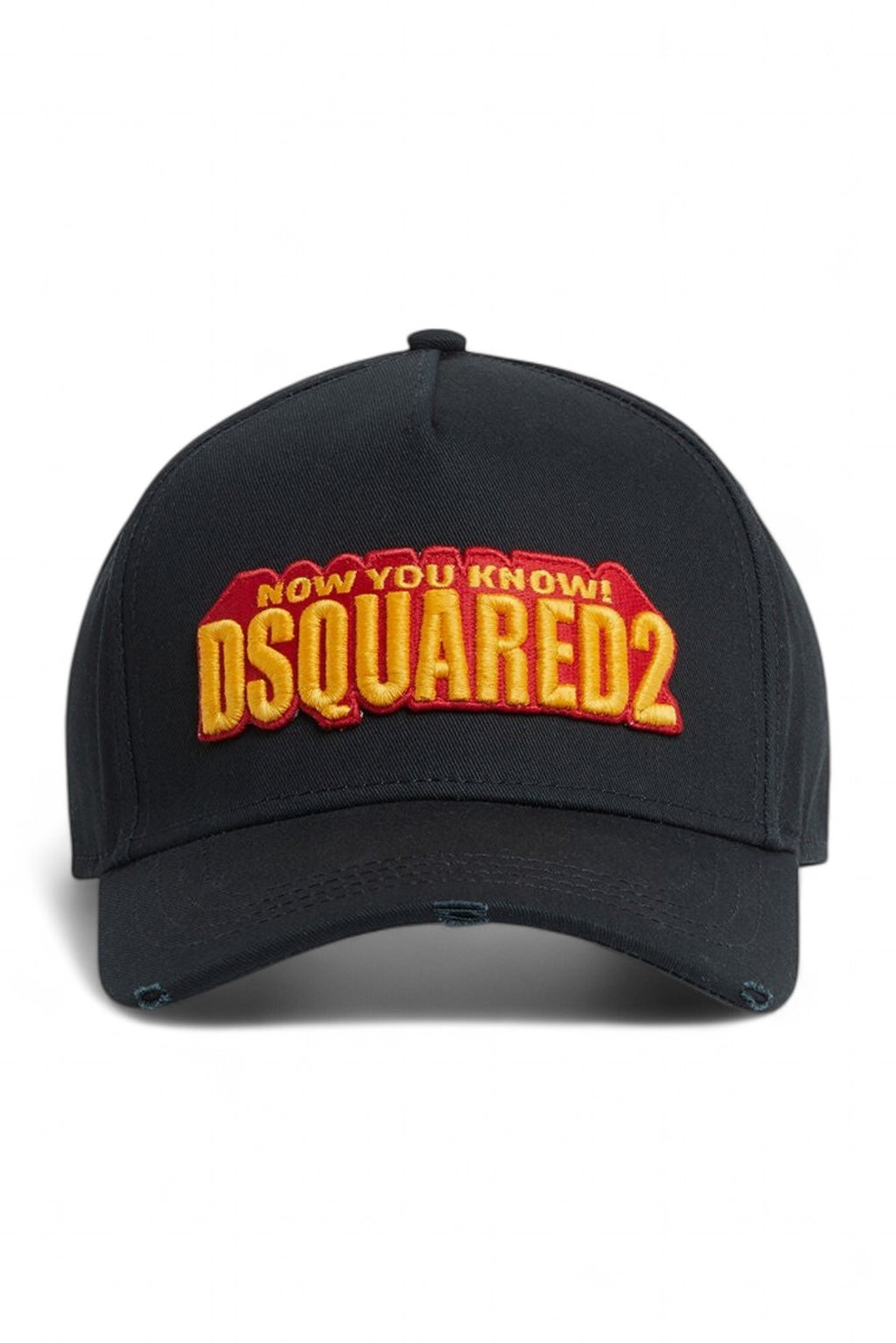 Dsquared2 pet zwart met Now You Know-patch unisex