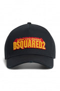 Dsquared2 pet zwart met Now You Know-patch unisex