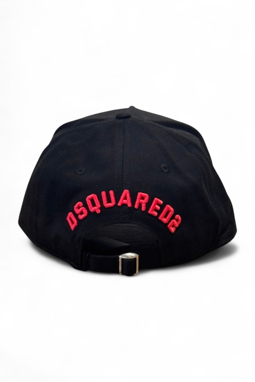 Dsquared2 pet zwart met roze ICON-borduursel unisex