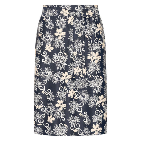 Hv Society - Skirts - Navy Flower
