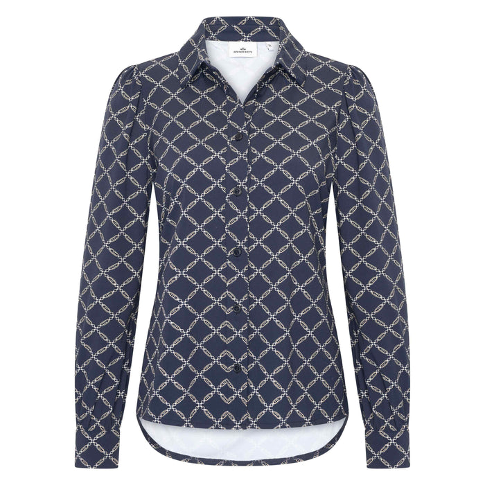 Hv Society - Blouse - Navy Aop