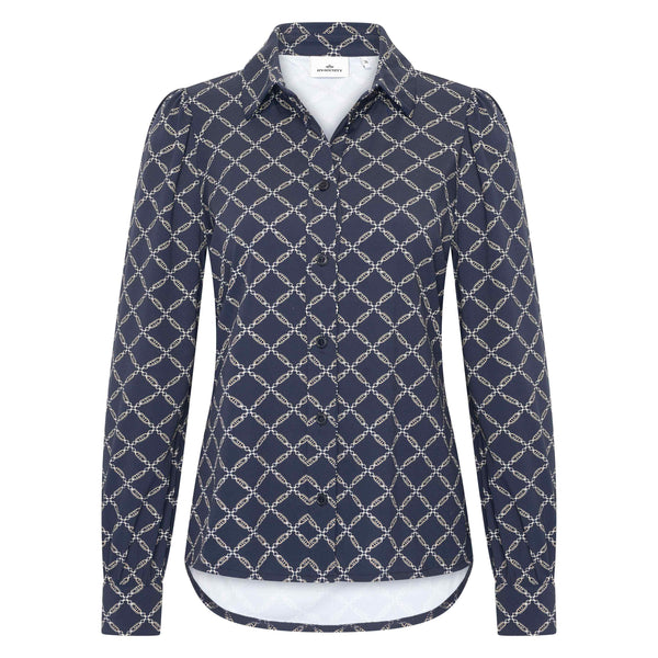Hv Society - Blouse - Navy Aop