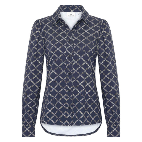 Hv Society - Blouse - Navy Aop