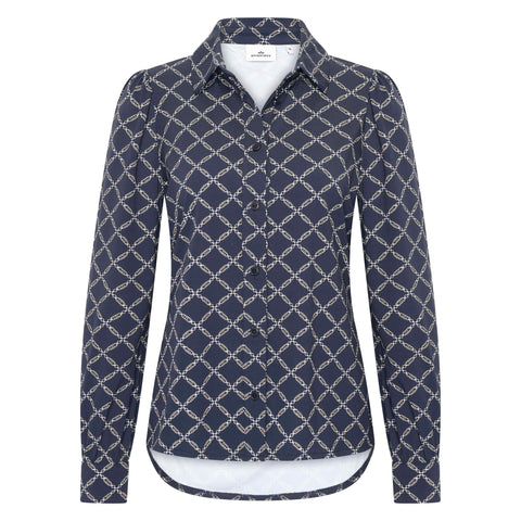 Hv Society - Blouse Hvsbella - Navy Aop