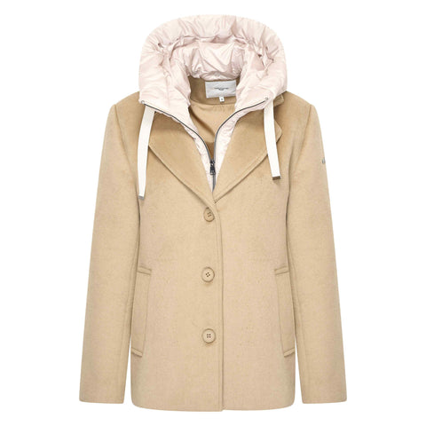 Hv Society - Woolmix Jacket Hvsautumn - Sand