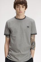 Fred Perry - T-shirt - Gris clair