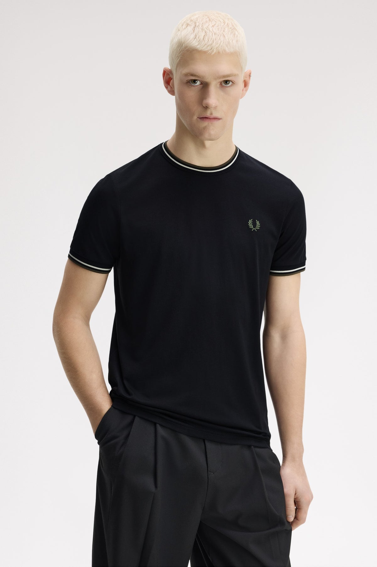 Fred Perry - T-shirt - Bleu foncé