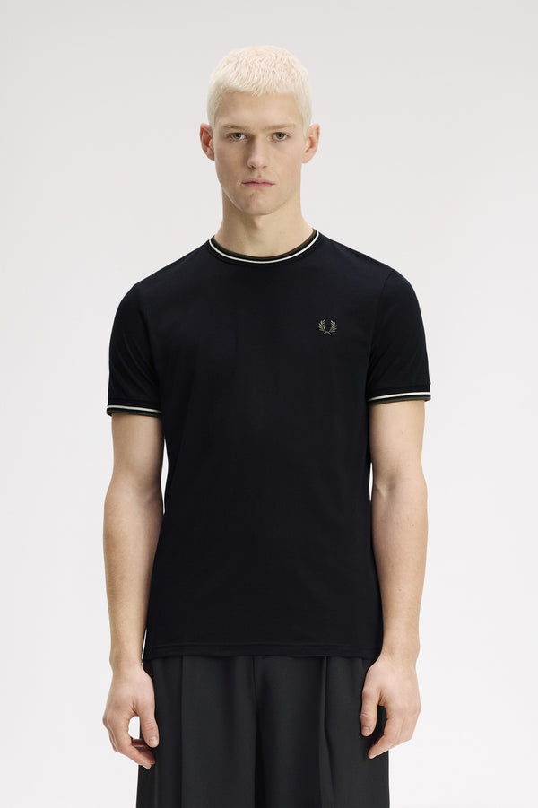 Fred Perry - T-Shirt - Donkerblauw