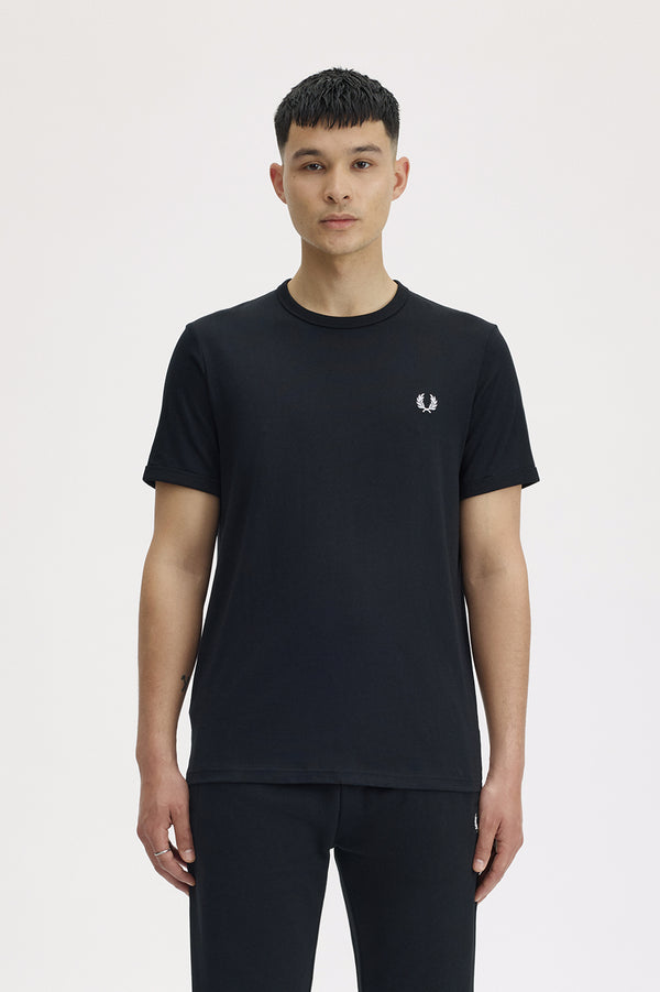 Fred Perry - T-Shirt - Zwart