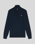 Lyle & Scott - Pull zippé - Bleu foncé