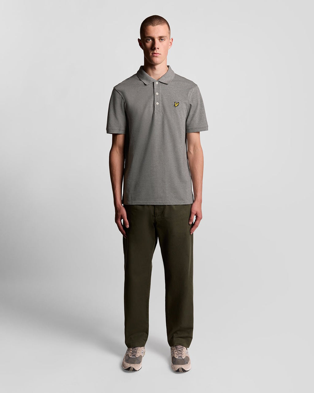 Lyle & Scott - Polo - Gris clair