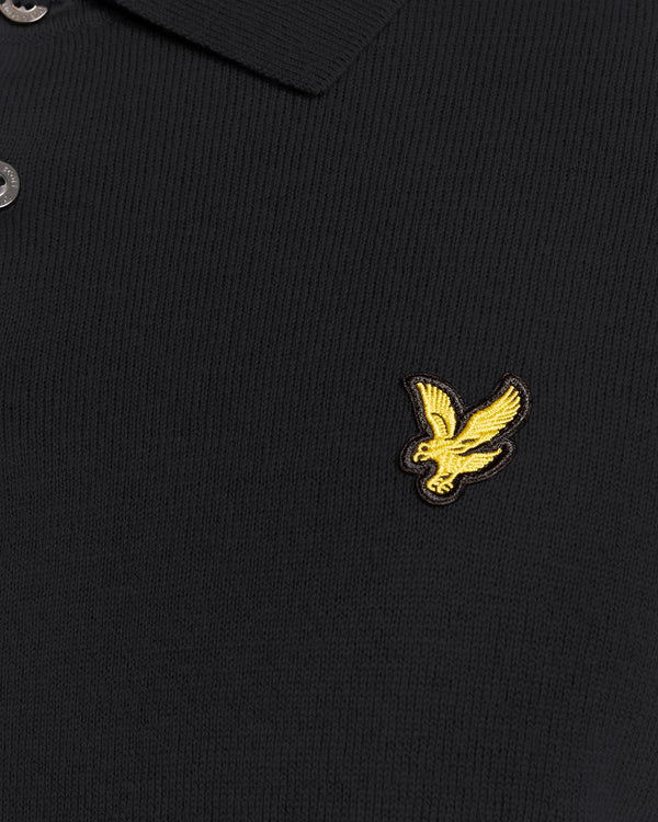 Lyle & Scott trui polo donkerblauw voor heren
