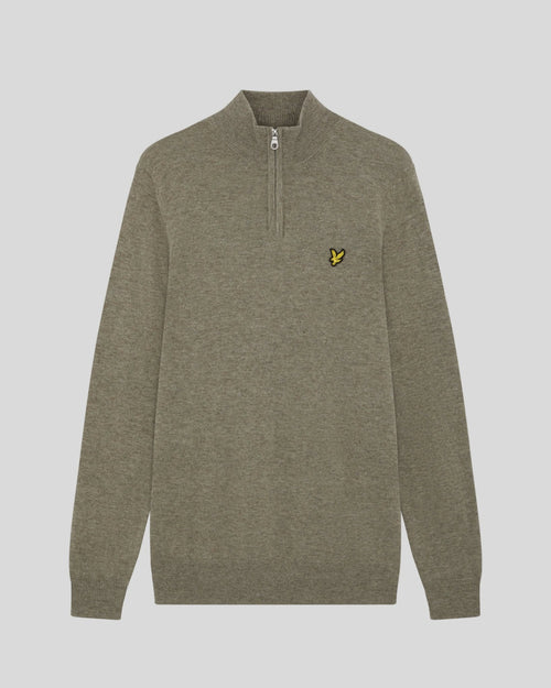Lyle & Scott - Trui Rits - Kaki