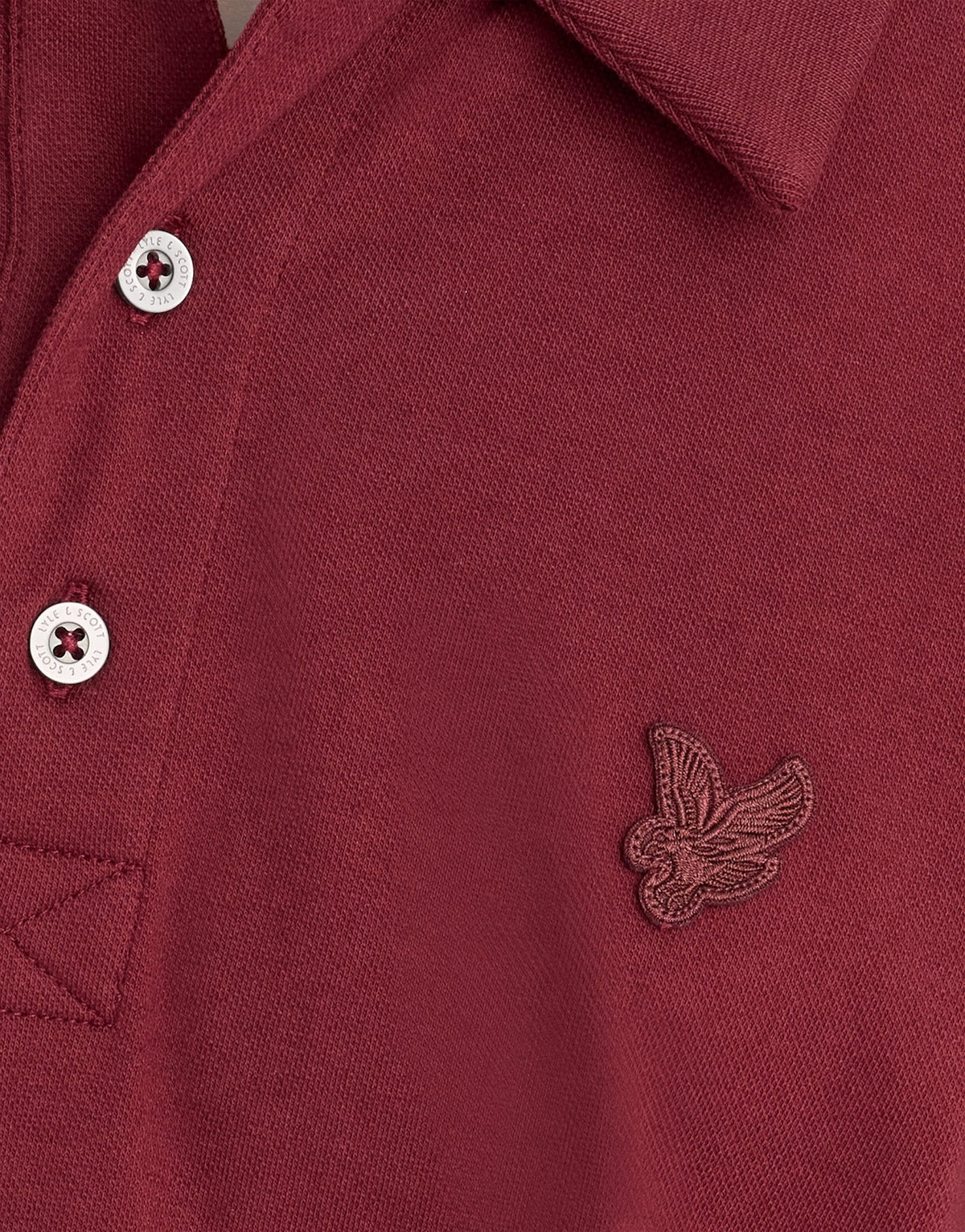 Lyle & Scott polo bordeaux pour homme – 6