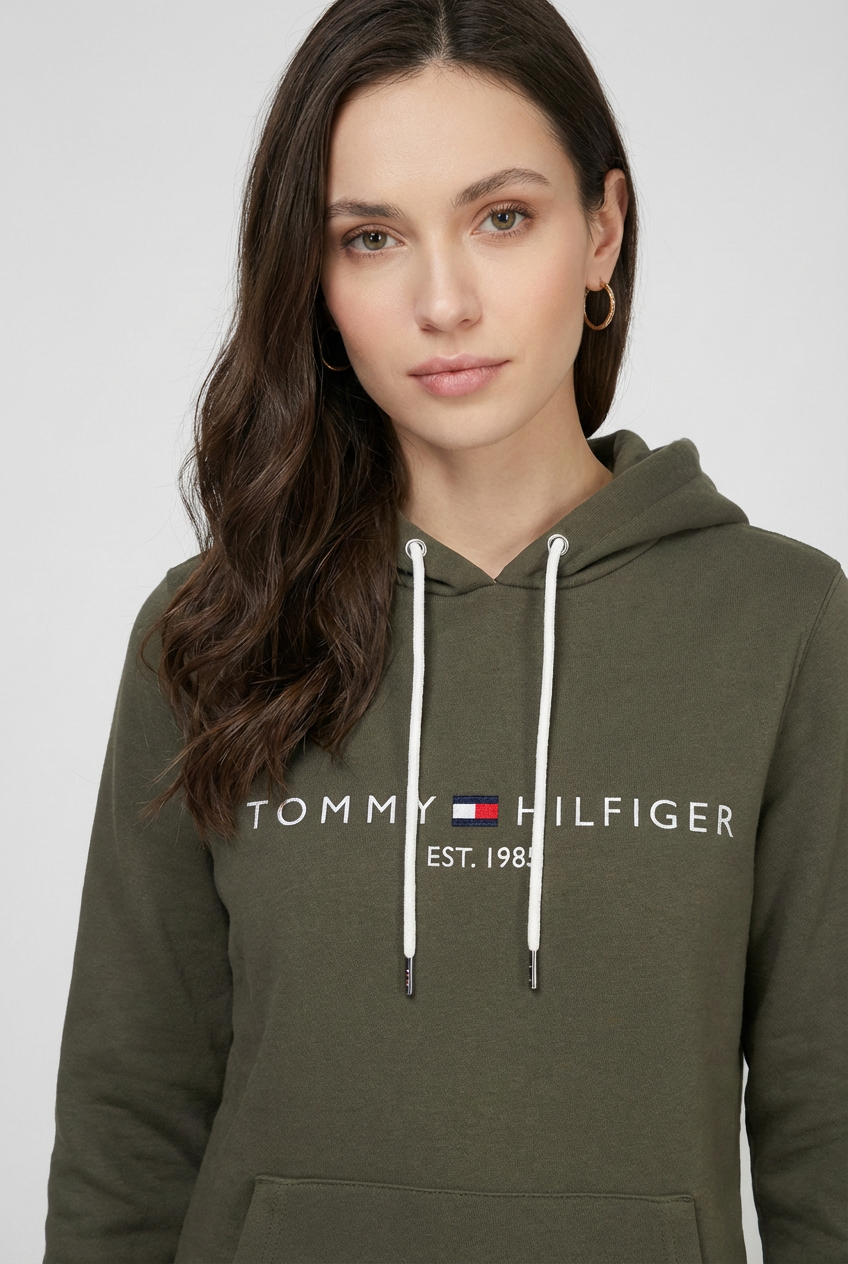 Tommy Hilfiger - Sweat à capuche - Kaki