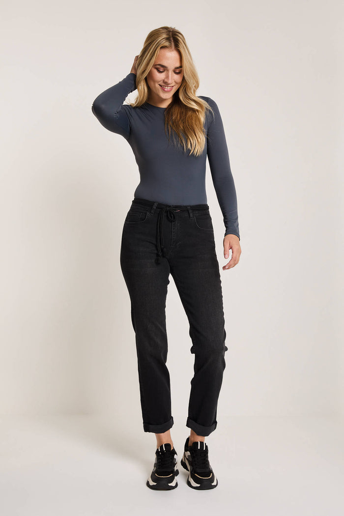 Para Mi Bobby loose fit jeans - black denim