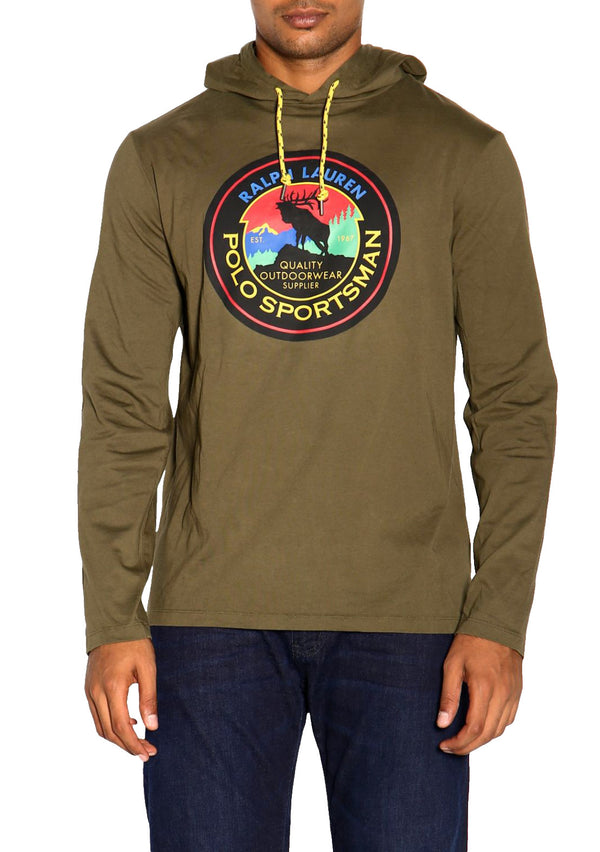Ralph Lauren hoodie groen voor heren
