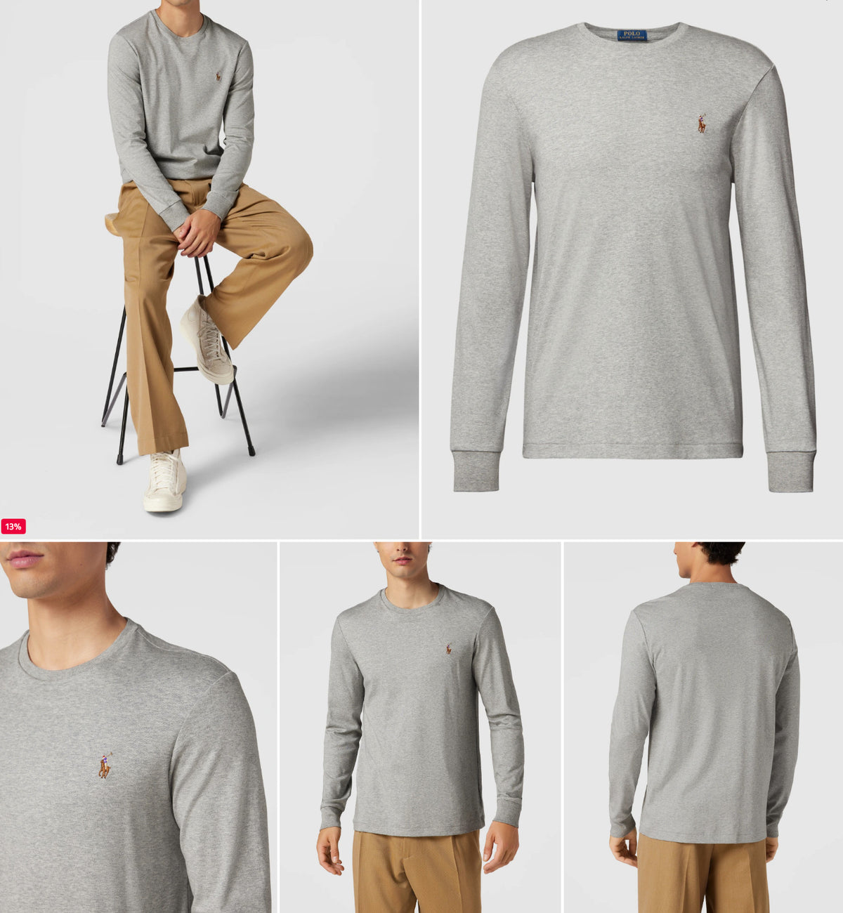 Ralph Lauren - T-Shirt - Grijs