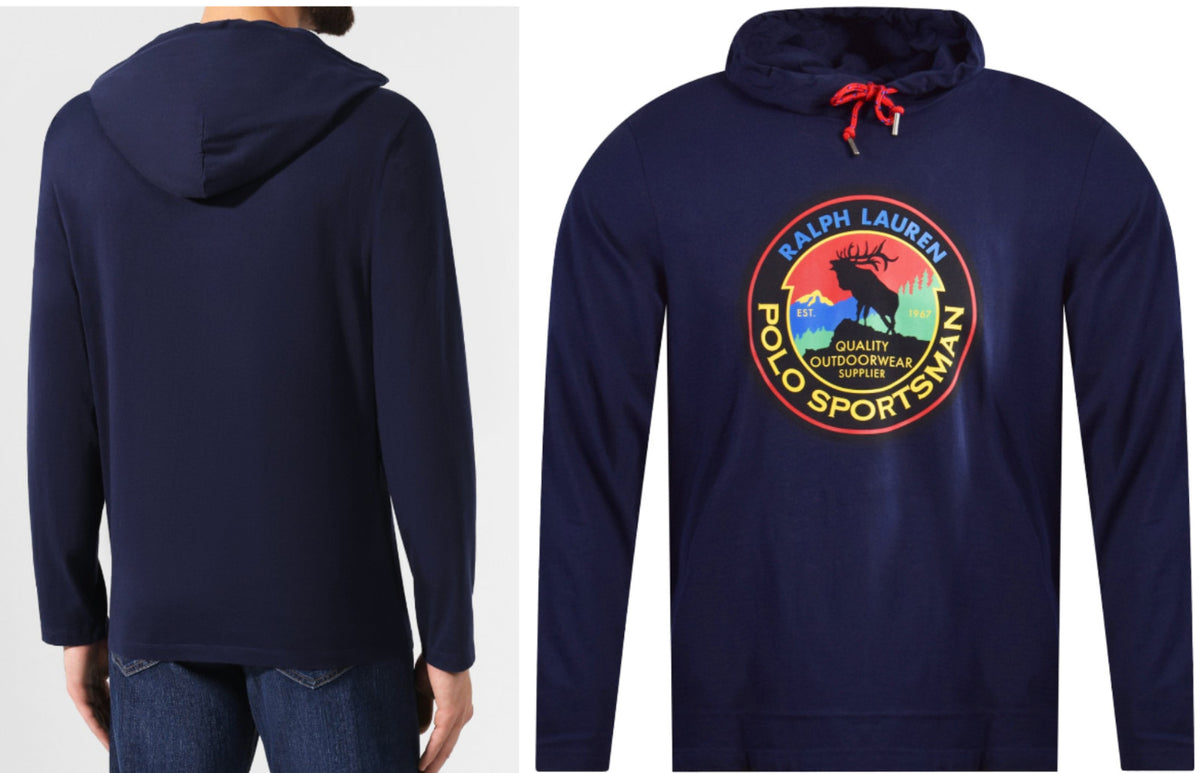 Ralph Lauren hoodie marineblauw voor heren – 14