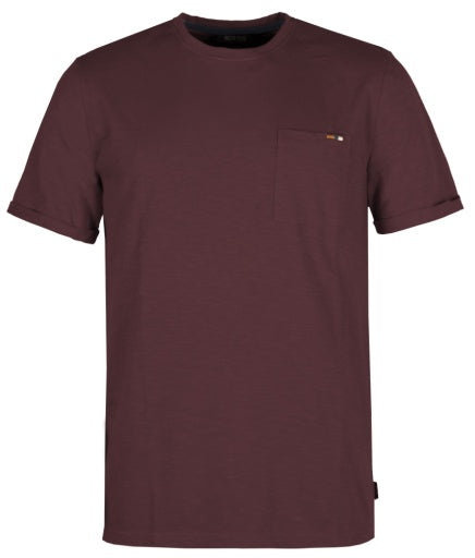 Indicode - T-Shirt - Bordeaux