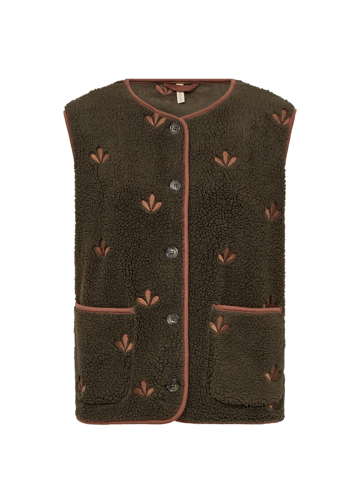 Soyaconcept gilet vert pour femme