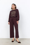 Soyaconcept - Broek - Donkerbruin
